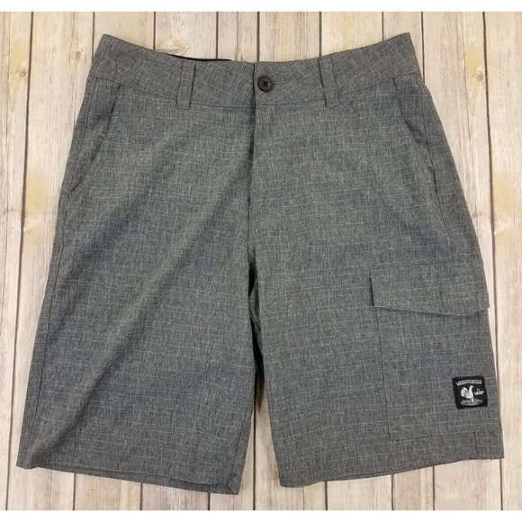 Vanphibian By Vans Men’s Athletic Casual Hybrid Cargo Short Size 30 Gray B14 - Picture 1 of 10